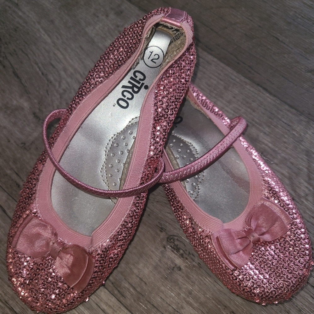 Pink Circo ballet flats toddler girl size 12